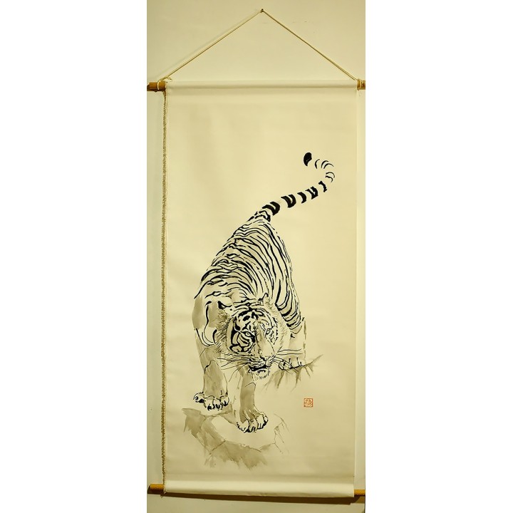 tiger kakemono