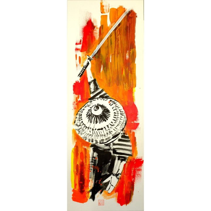 samurai attacking
