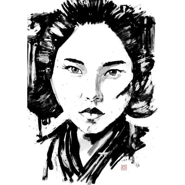 visage japonais
