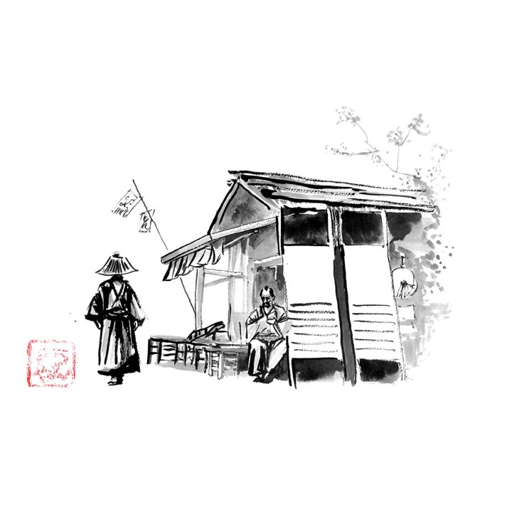 passing samurai