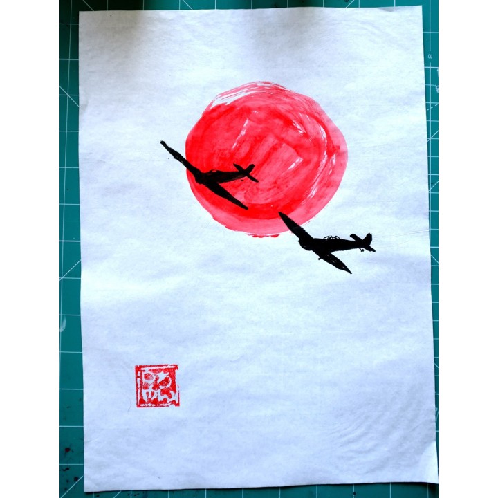 thoose are not birds (sur papoer de riz)