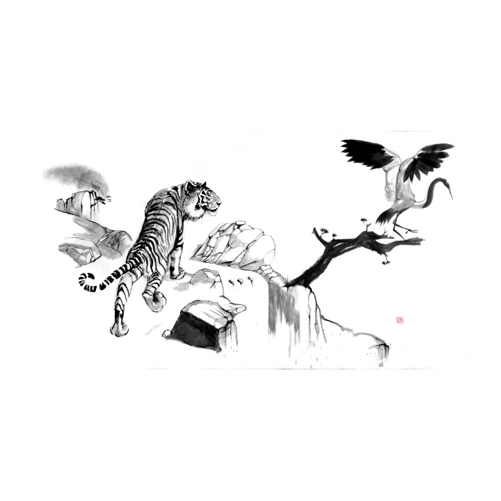 The tiger and the crane
