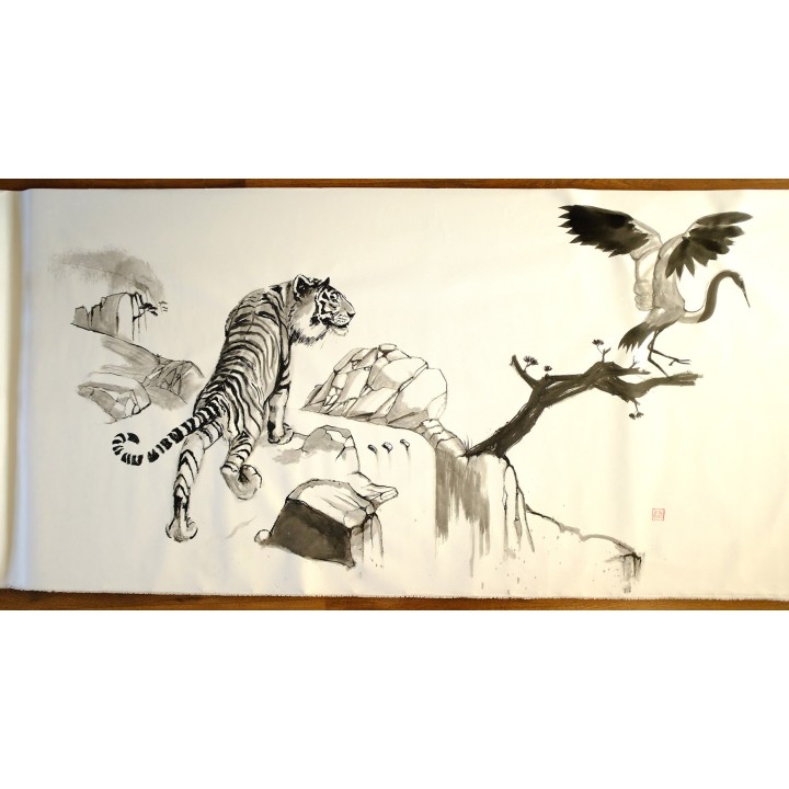 The tiger and the crane