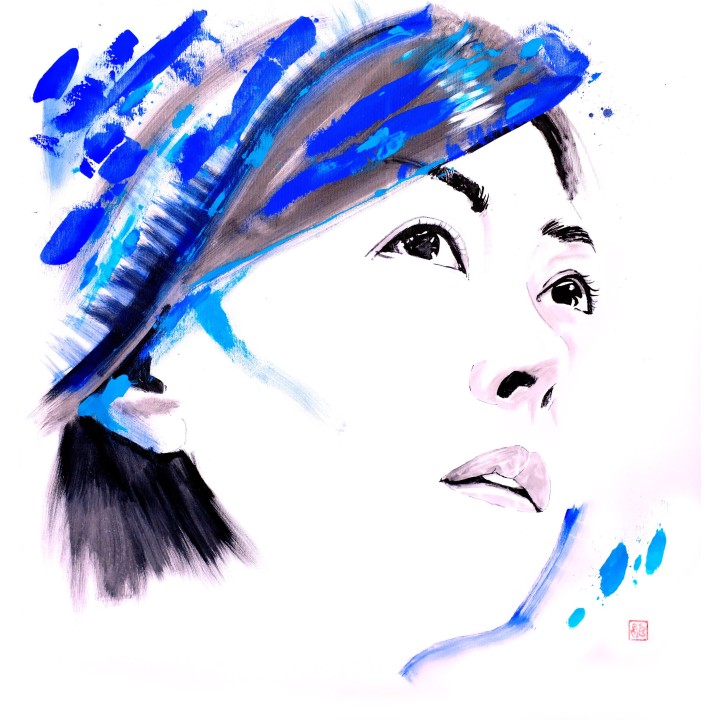 Noriko looks up