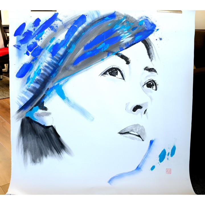 Noriko looks up
